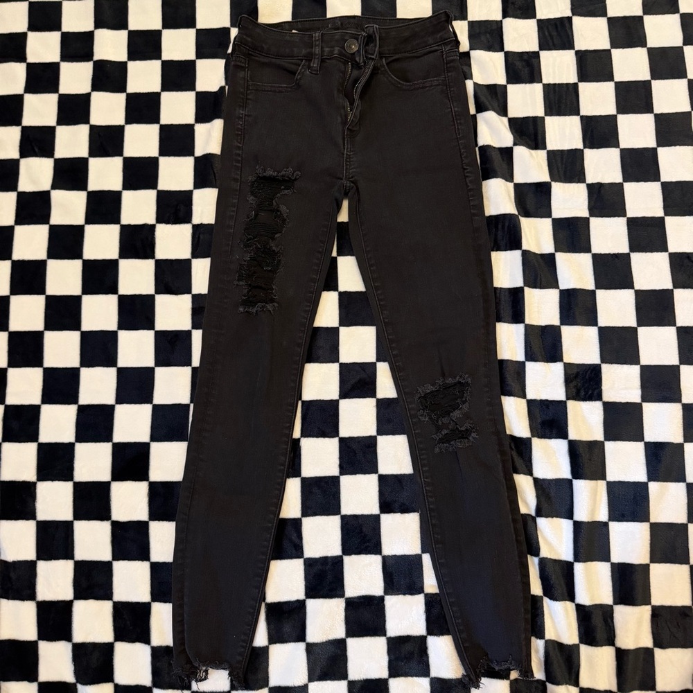 american eagle black jeans